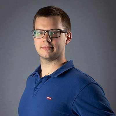 a headshot of Guillaume Georges-Skelly from TransPerfect Digital