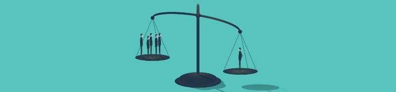 scales balancing people