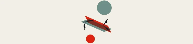 two people on different planes