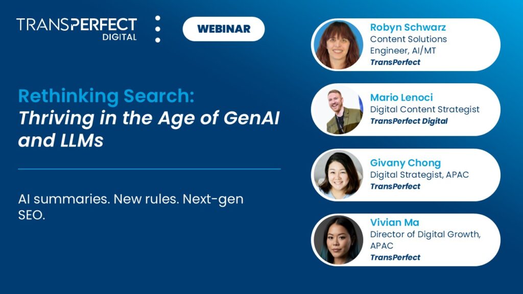 Webinar: Thriving in the Age of GenAI and LLMs