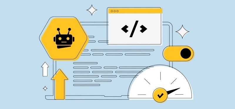 SEO icons on a visualisation of a laptop