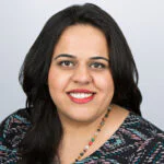 a headshot of Purna Virji