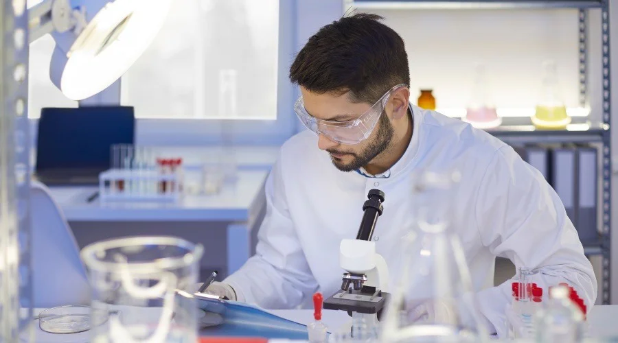 a scientist in a lab
