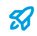 a rocket icon