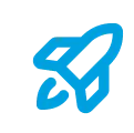 a rocket icon