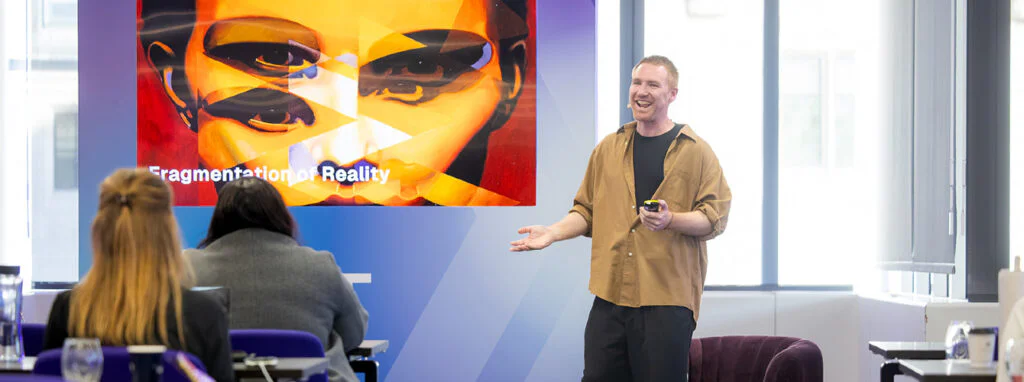Mario Lenoci speaking at DigitalNEXT London 2026